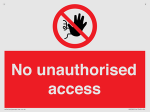 No unauthorised access